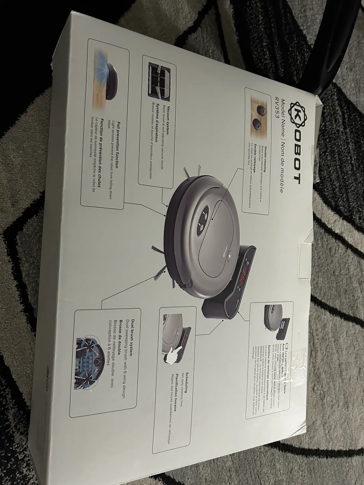 Kobot RV353 Robot Vacuum image indicator(2)