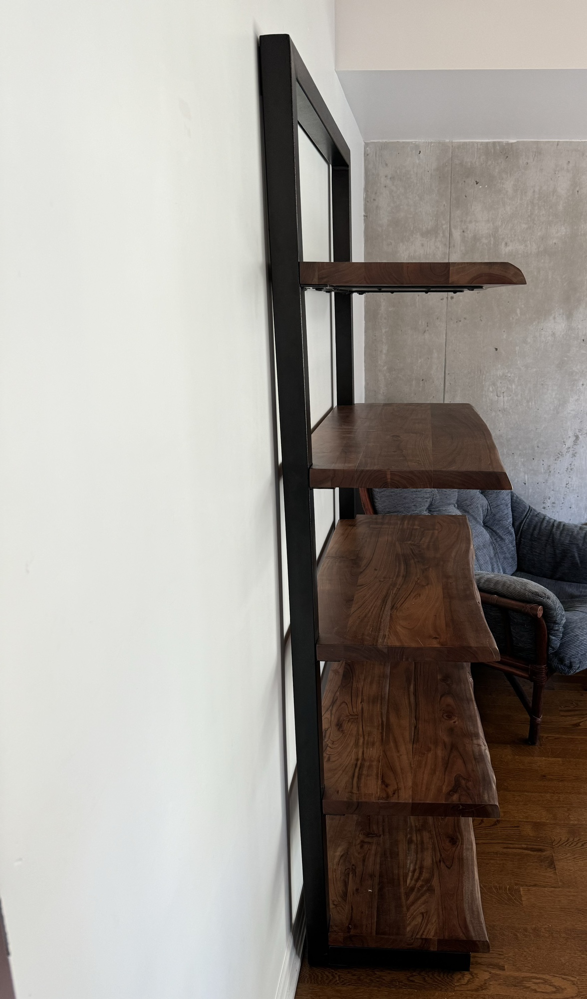 Solid Wood Wazo Live Edge Bookshelf - photo 3