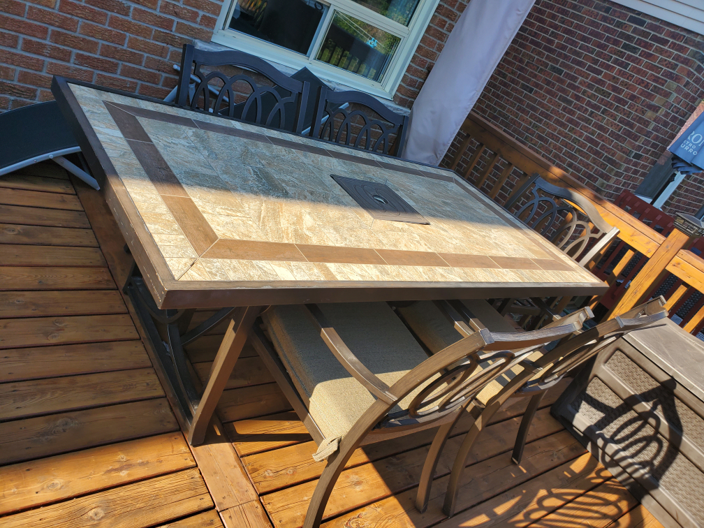 Large Ceramic Table & Chairs!! - photo 2