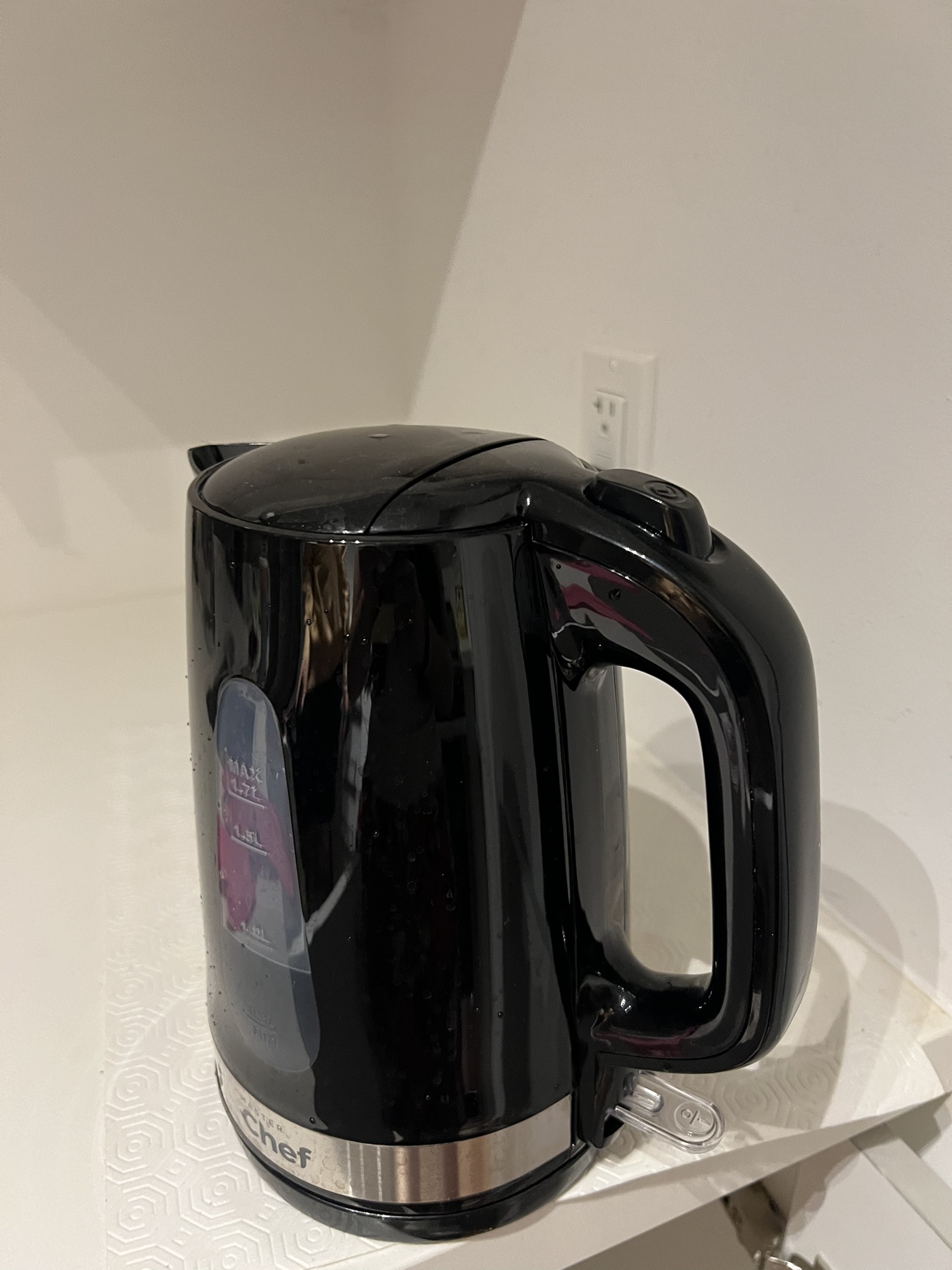 Master Chef Black Electric Kettle