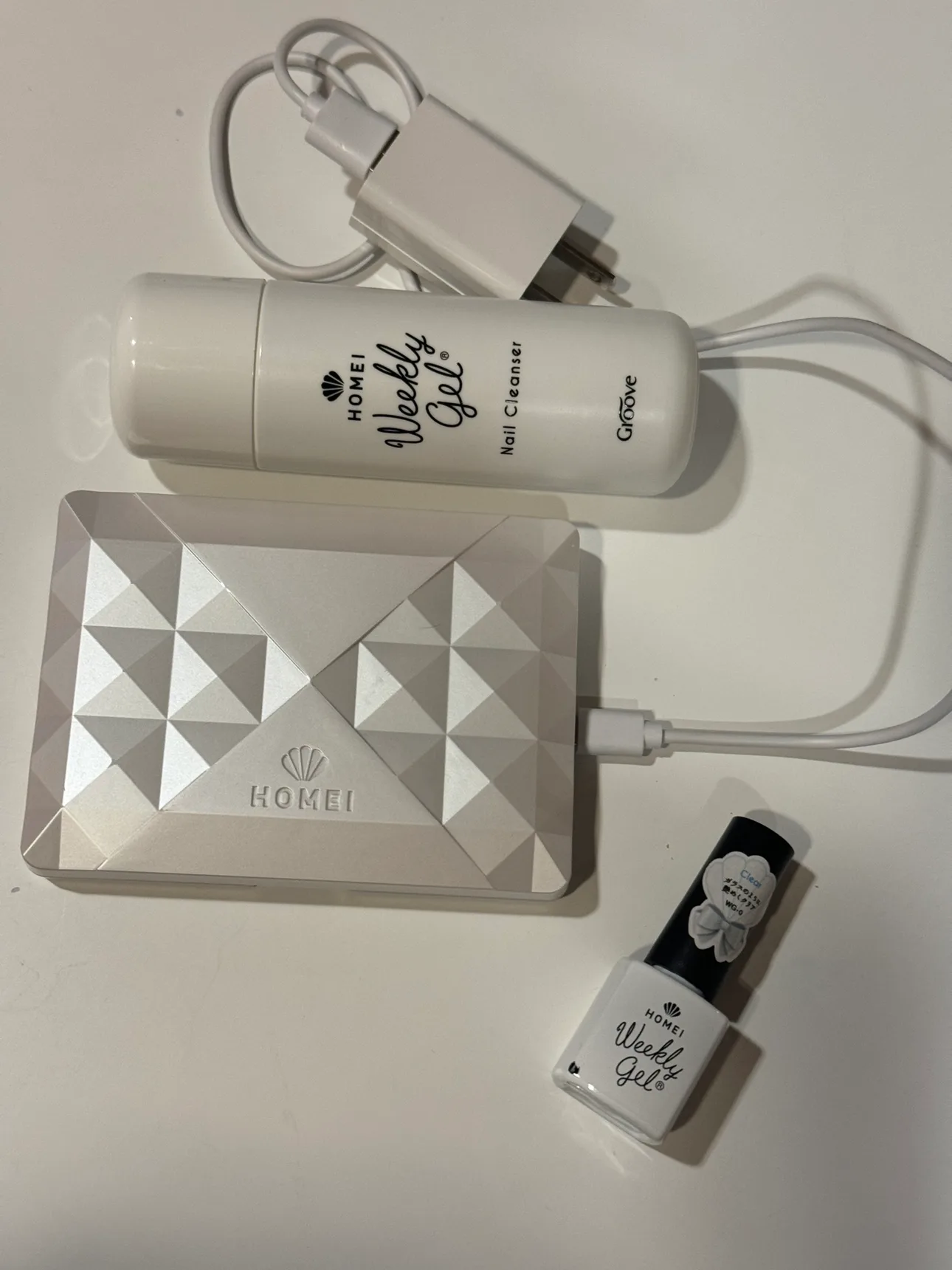 Homei Weekly Gel Nail Lamp + Remover + Clear Gel thumbnail