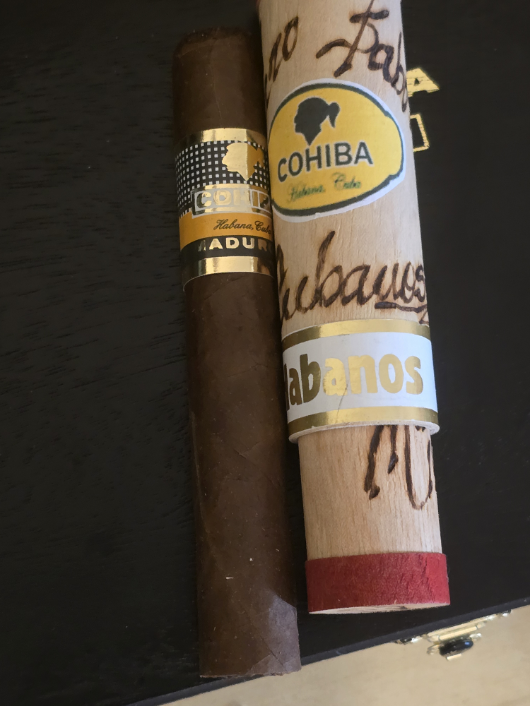 Cohiba Maduro 5  Brand -7 cigars remain
