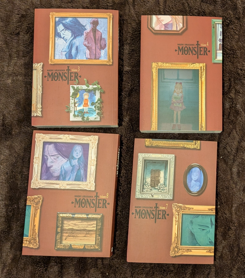 Monster Volumes 3, 4, 7, & 8