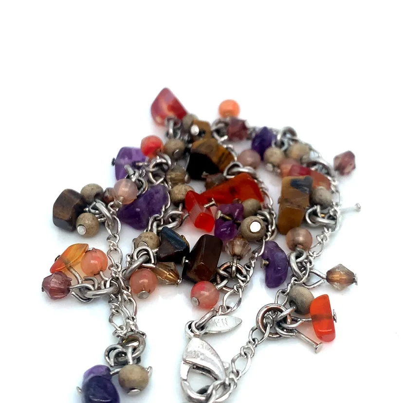 Avon Multi Gemstone Charm anklet image indicator(6)