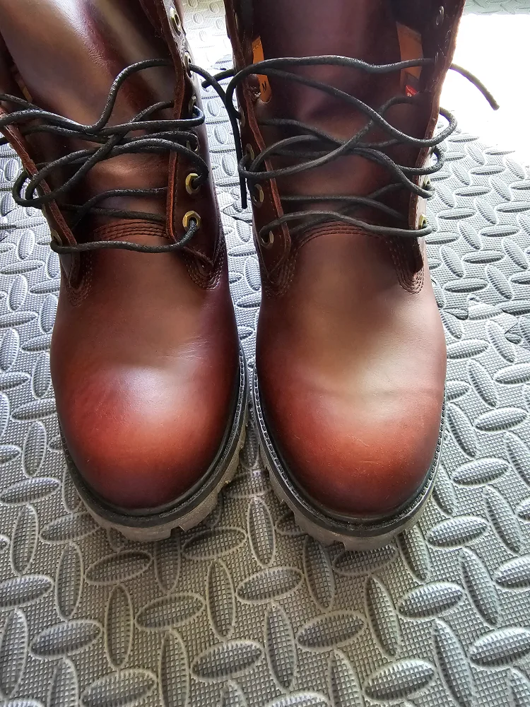Timberland Boots Burgundy leather thumbnail
