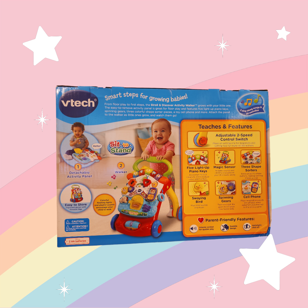 VTech Sit-to-Stand Stroll & Discover Activity Walker - photo 2