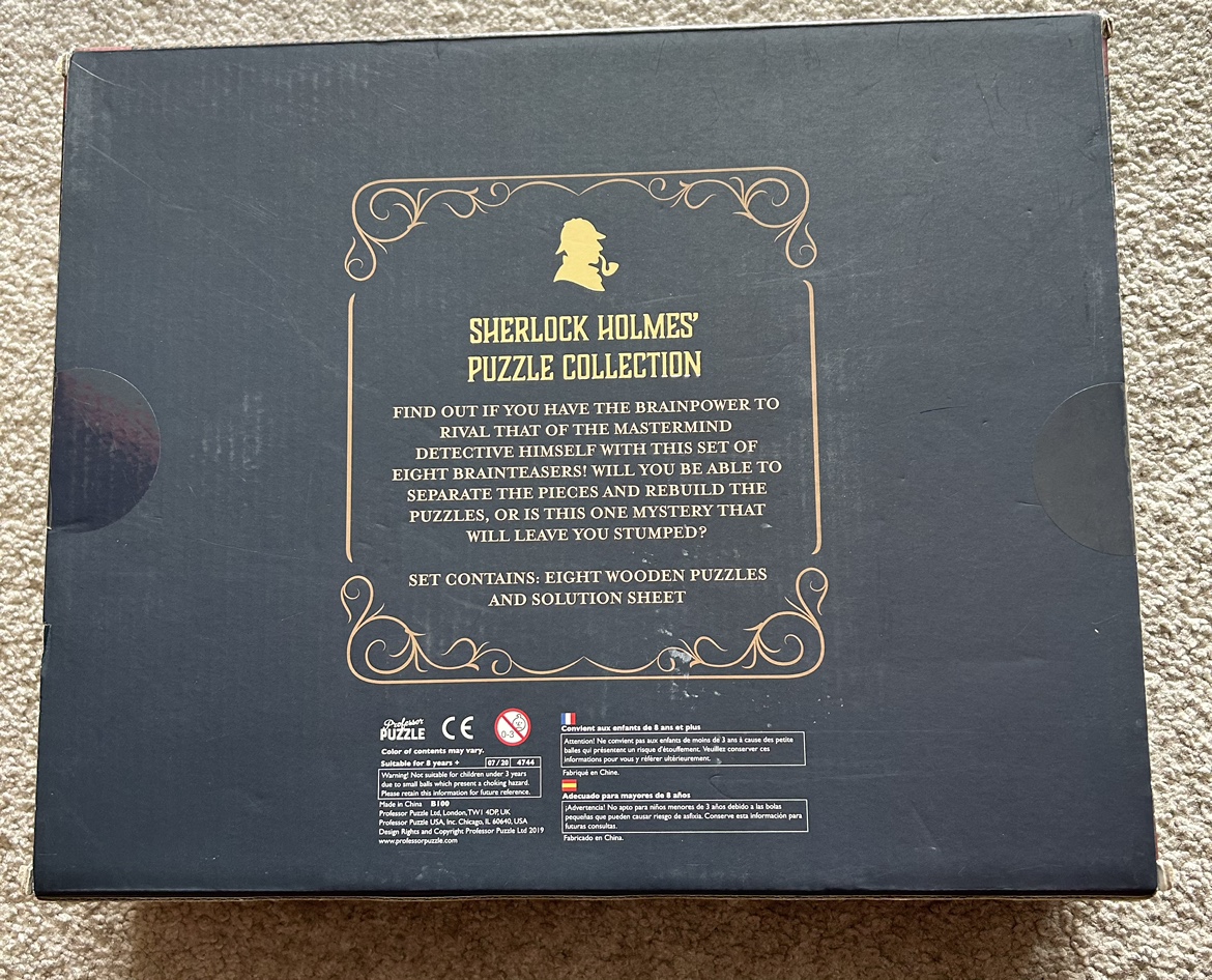 Sherlock Holmes Wooden Puzzle Collection - photo 2