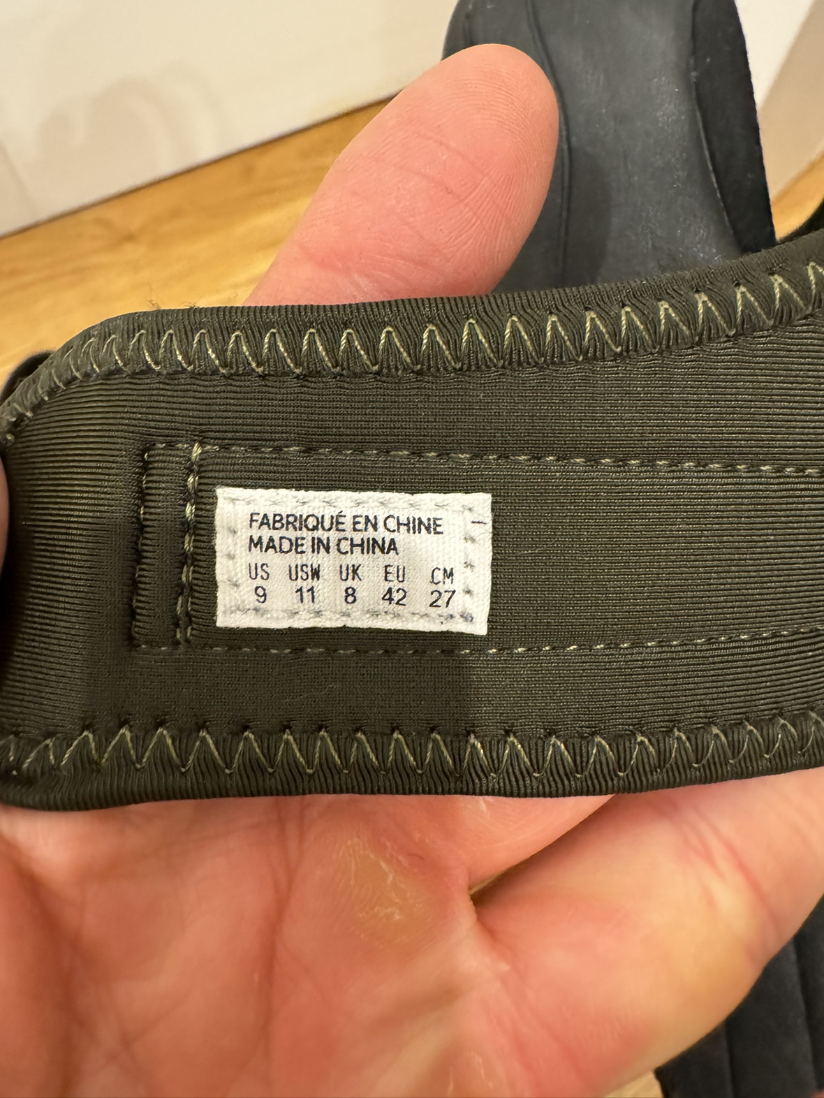 Suicoke x Tom Wood Men's Green Sandals - photo 3