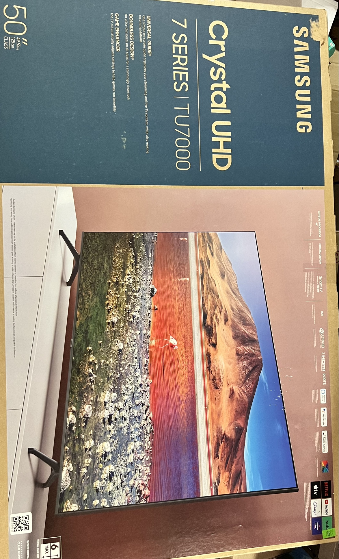 Samsung 50" 7 Series Crystal UHD TV