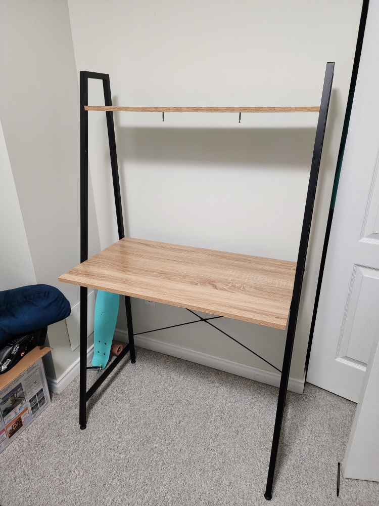 Laptop Desk with Shelf