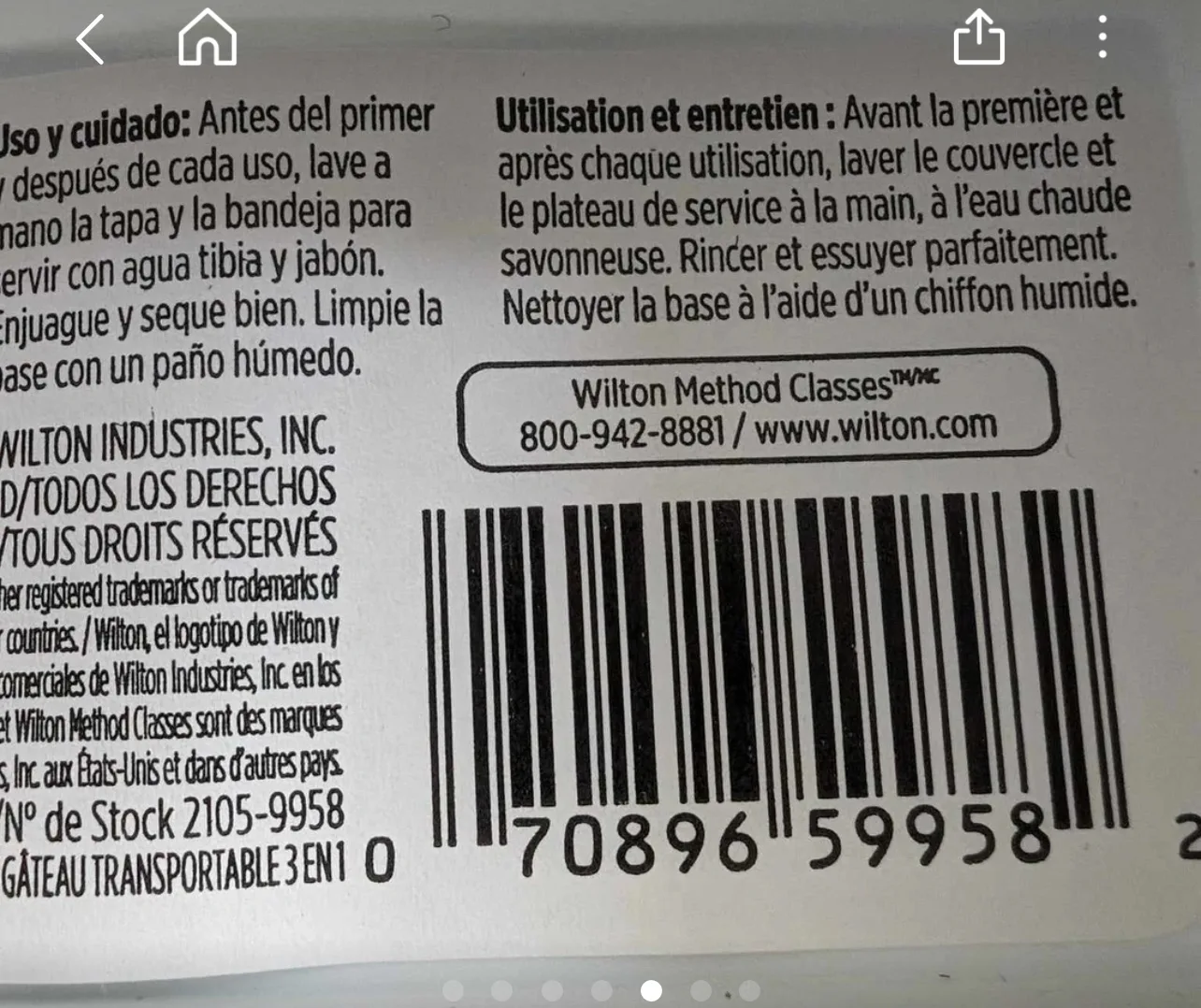 Wilton 3-in-1 Plastic Caddy image indicator(7)