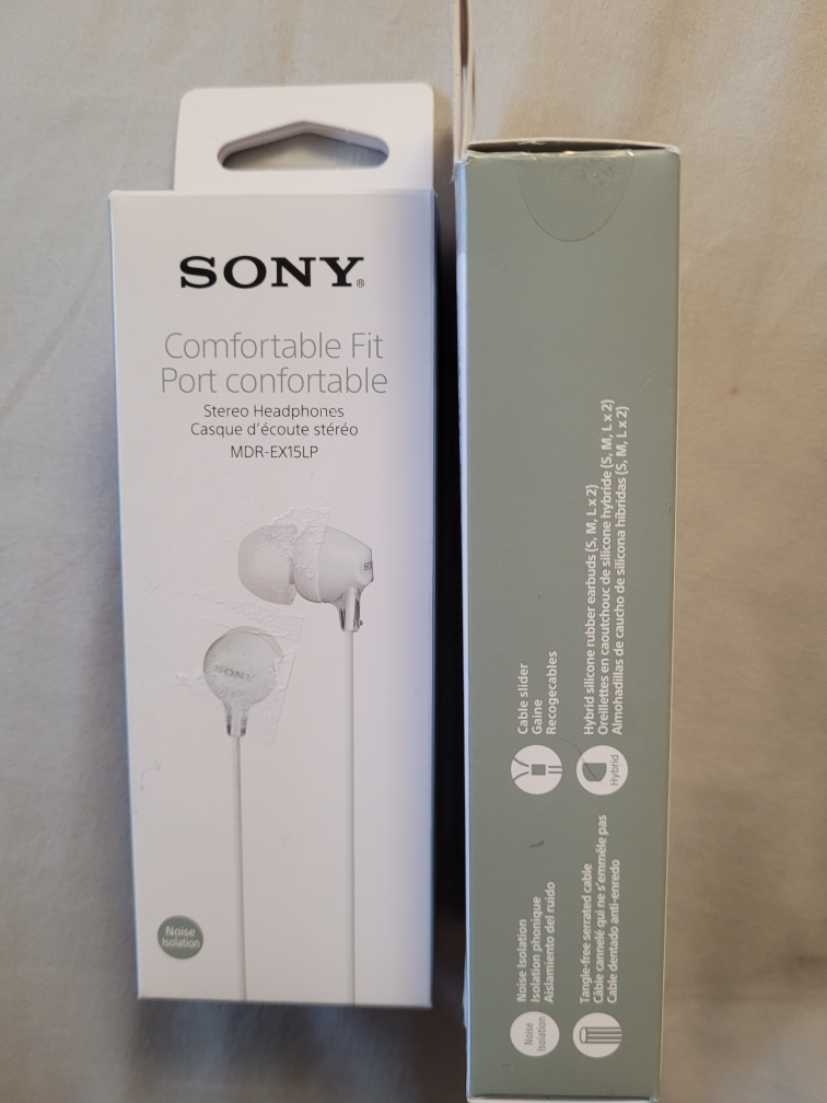 Sony MDR-EX15LP Comfortable Fit Stereo Headphones