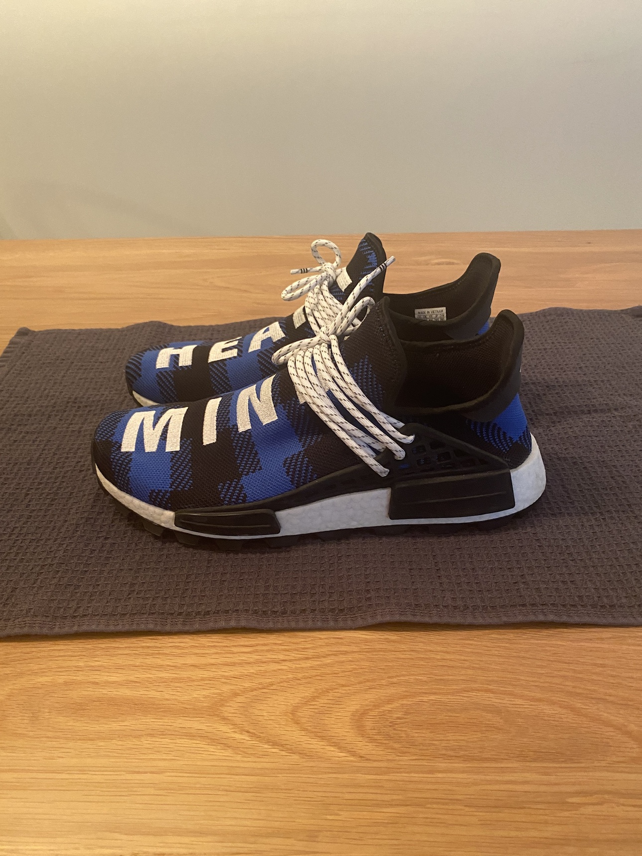 adidas NMD hu plaid size 11.5 used (no box) Worn under 10 times - photo 2
