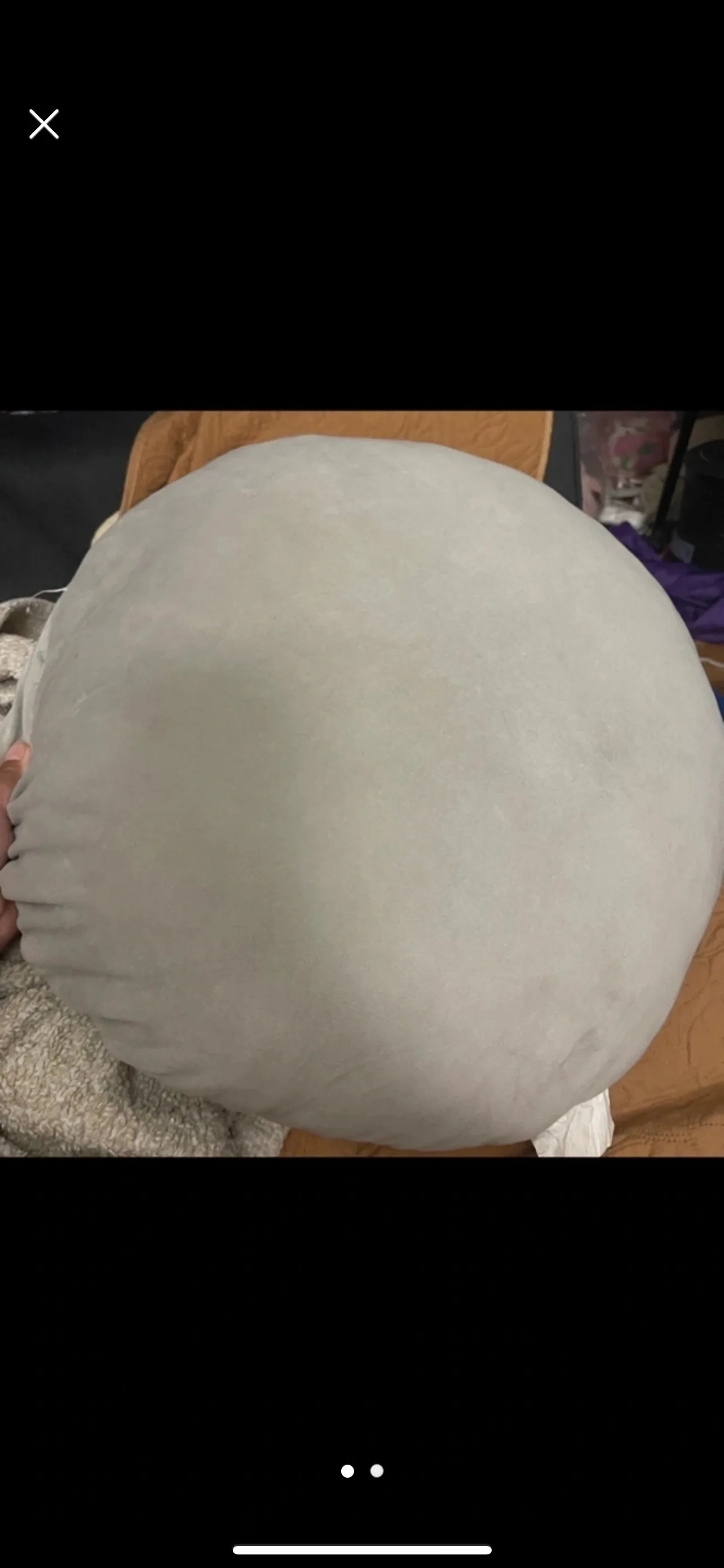 Round Pillow #freecycle thumbnail