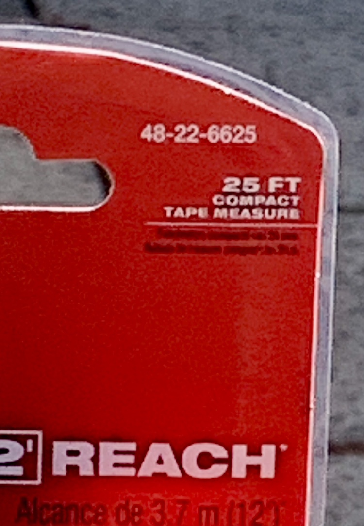 Brand New Milwaukee 25' Tape Measure - photo 3