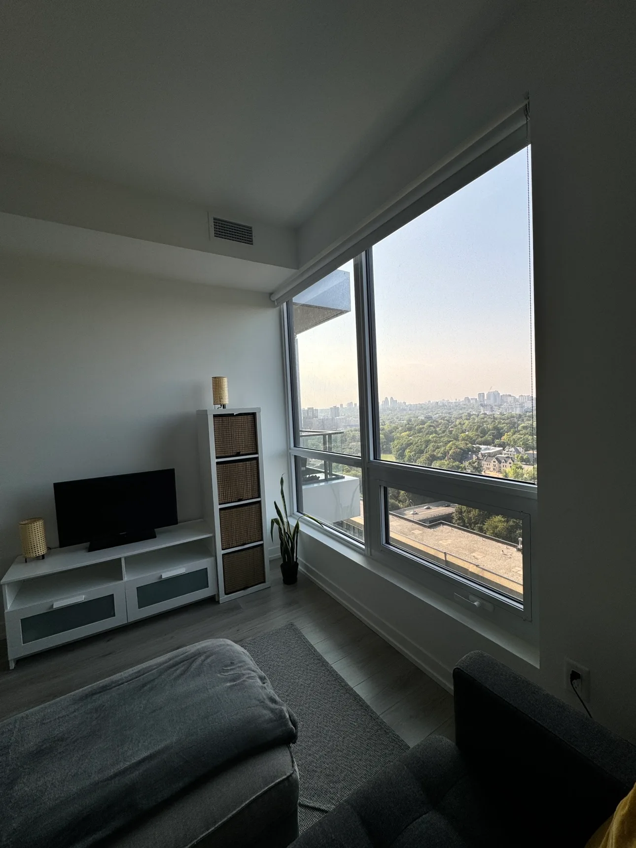IKEA White TV Stand thumbnail