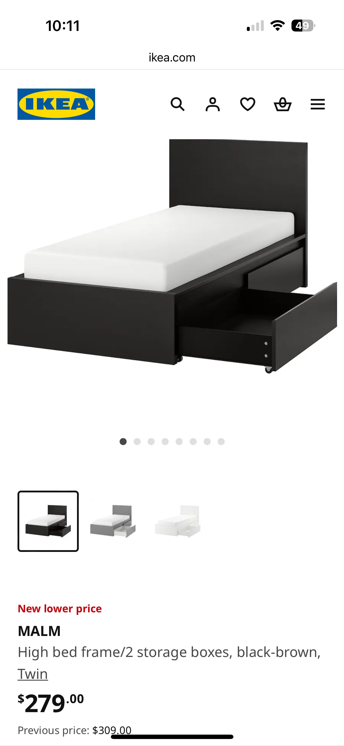 Moving sale 2 twin beds with storage
