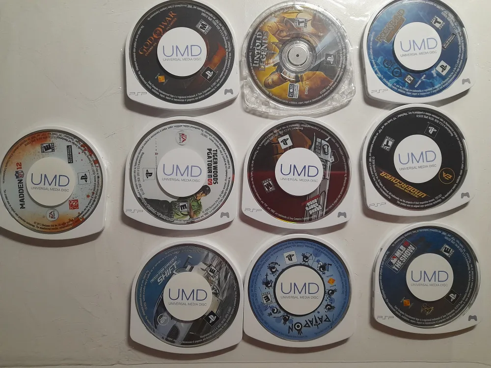 PSP Games Bundle (Tested/Works/Clean Discs) thumbnail