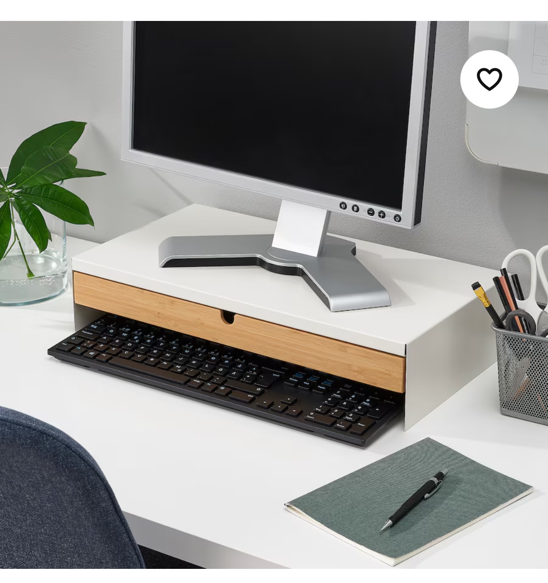 Monitor Stand with Drawer - photo 2