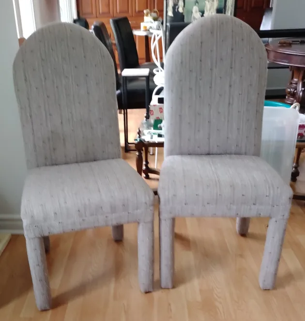 MOVING SALE Pair of Upholstered Chairs thumbnail