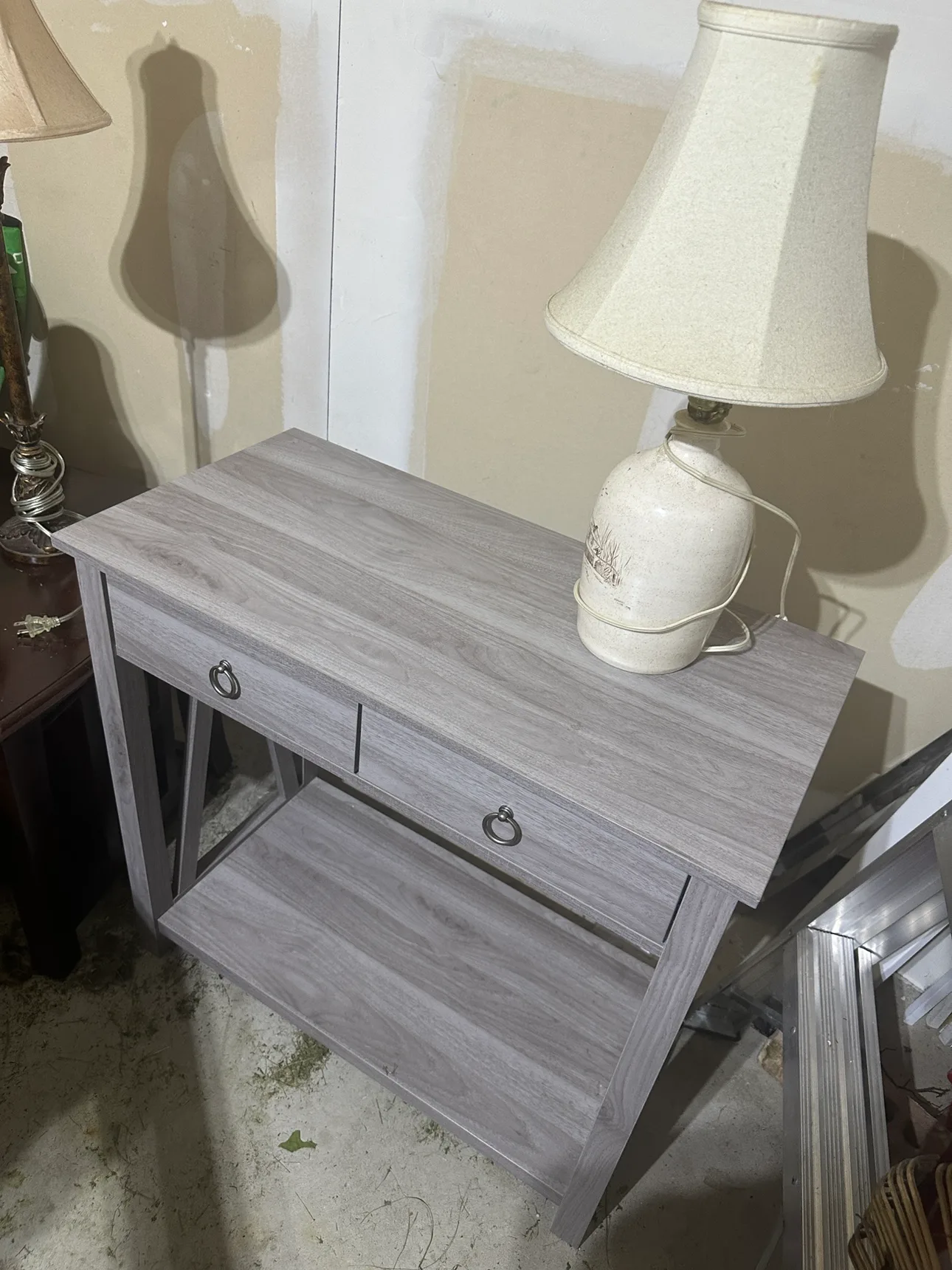 Grey Console Table- Excellent condition- Almost New image indicator(2)