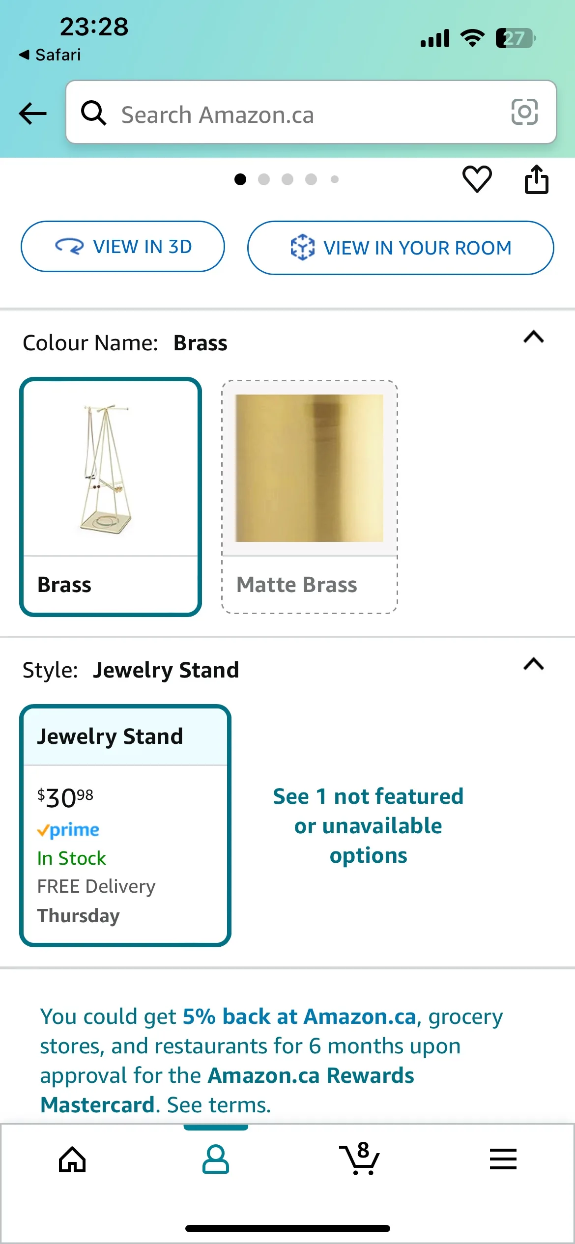 Umbra prisma metal jewellery stand image indicator(3)