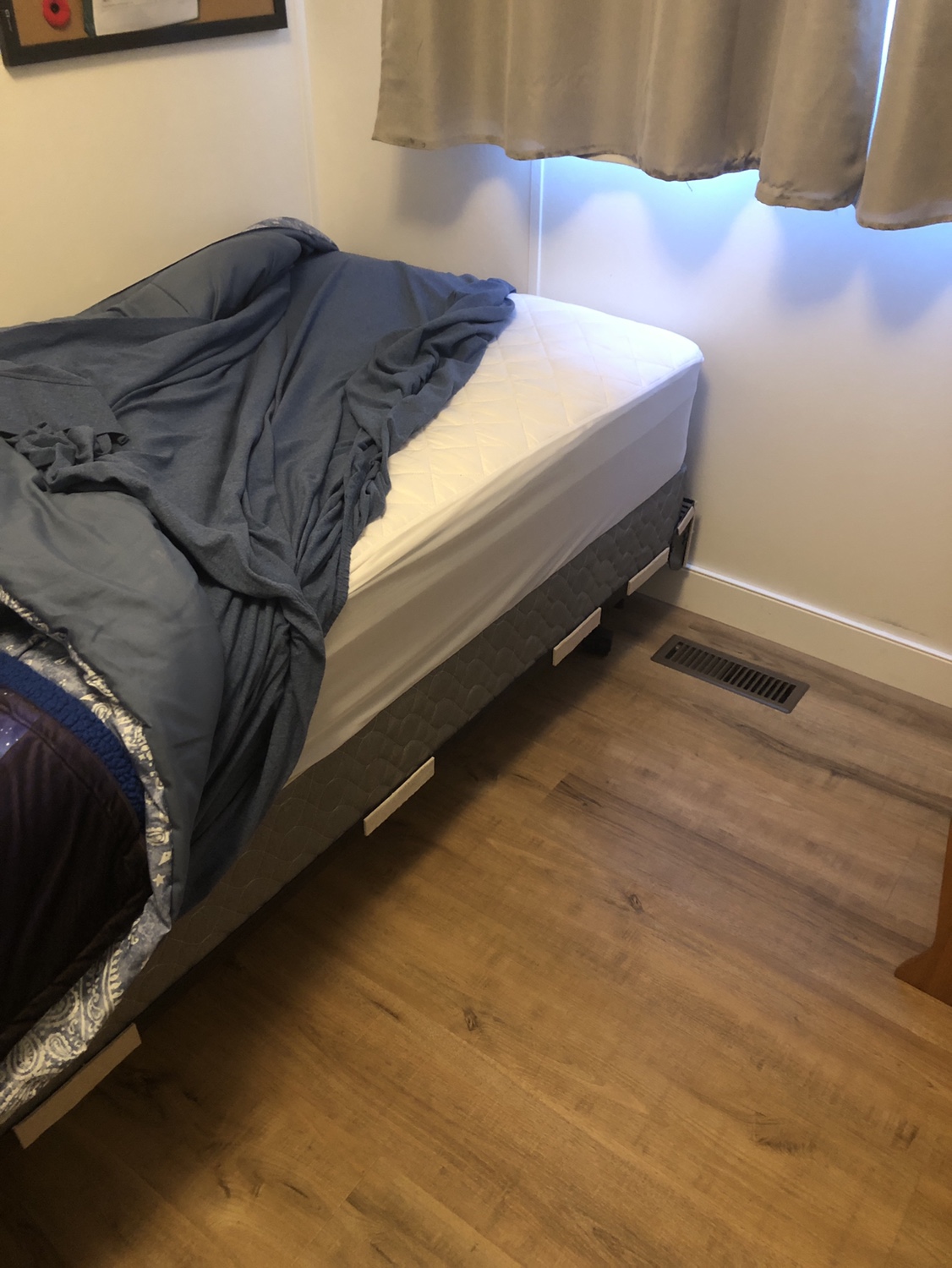Single Bed , box spring and Frame