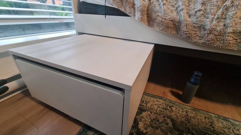 Twin Size Bed Frame with Storage Drawer - photo 4