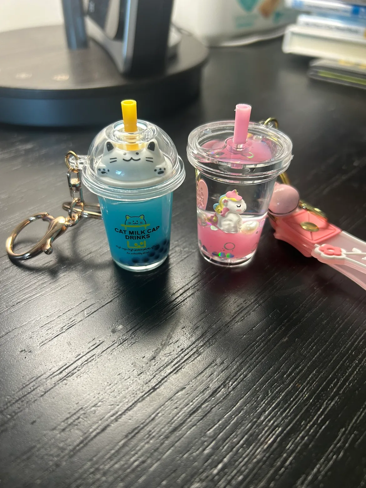 Bubble tea key chain thumbnail