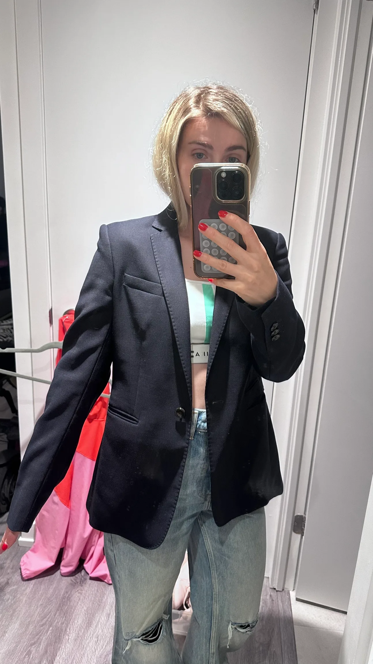 Massimo Dutti Black Blazer thumbnail