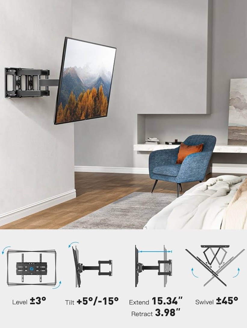 Full Motion TV Wall Mount - photo 3
