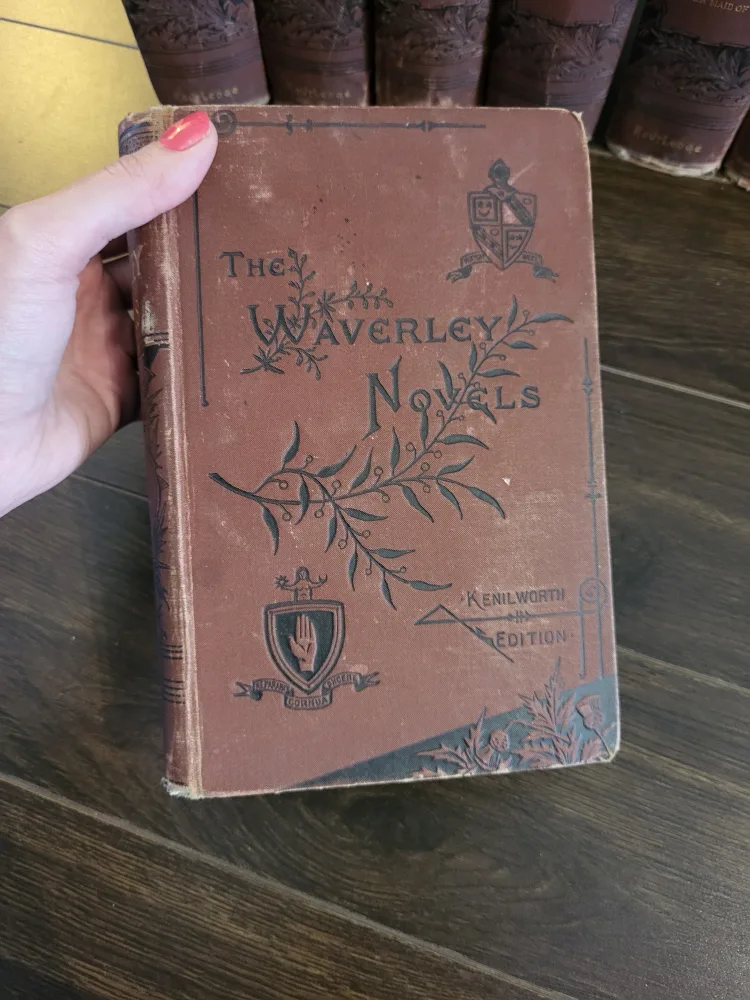 Antique 1895 Waverly novels 12 volume set image indicator(3)