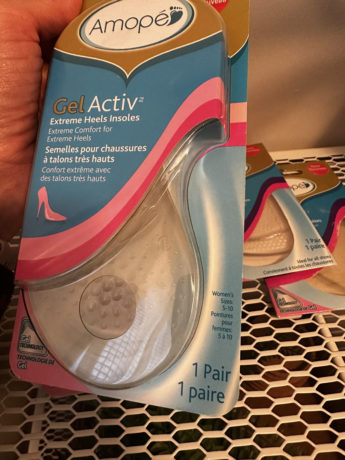 Amope Gel Activ Insoles Ladies Heels Cusion - photo 2