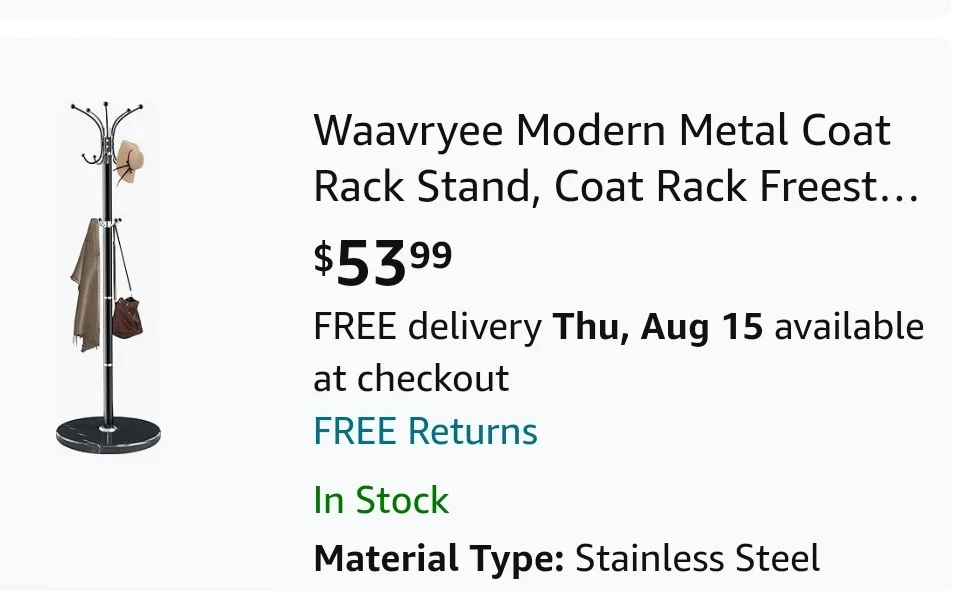 Rotating Coat Rack thumbnail