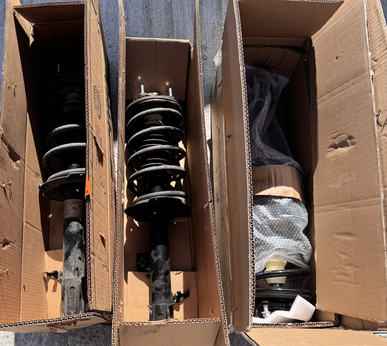 Set of 3 strut assembly Ford escape 2009-2012 - photo 2