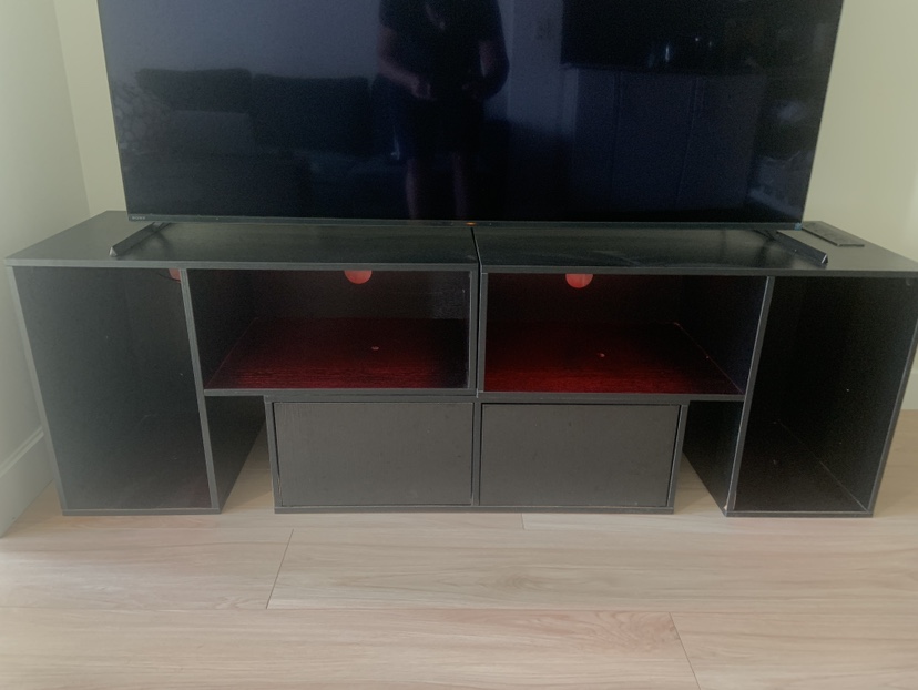 TV Stand- Deformable with LED Strip & Power Outlet - photo 2