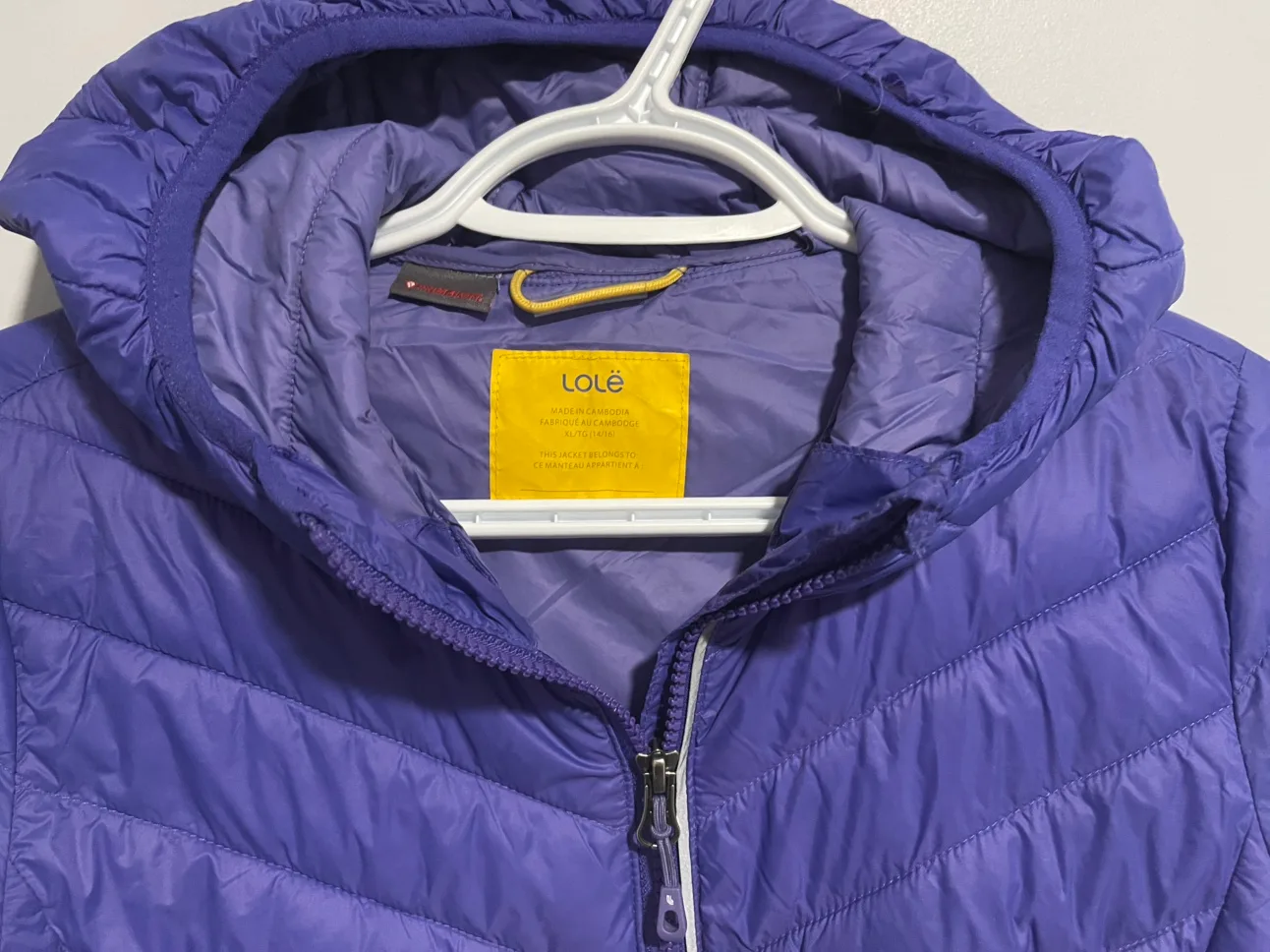 Lolë Women's Purple Puffer Jacket image indicator(2)
