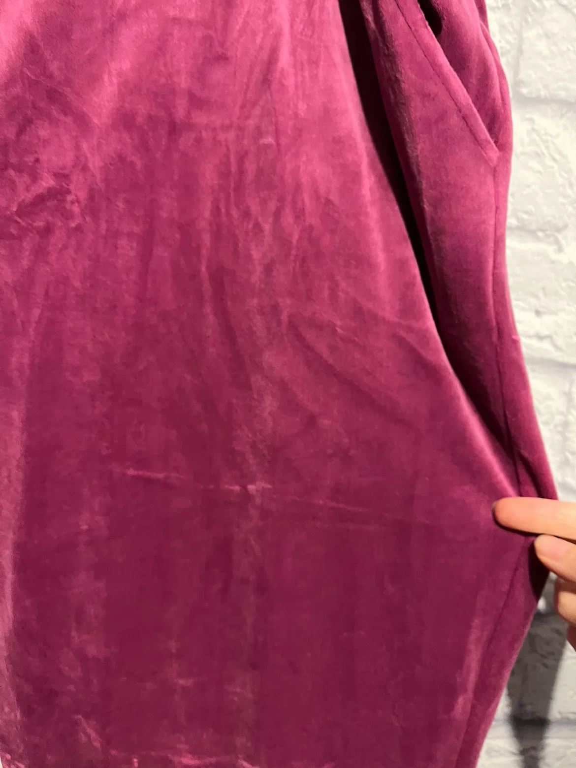 Pink Velour Jogger Pants 2XL image indicator(2)