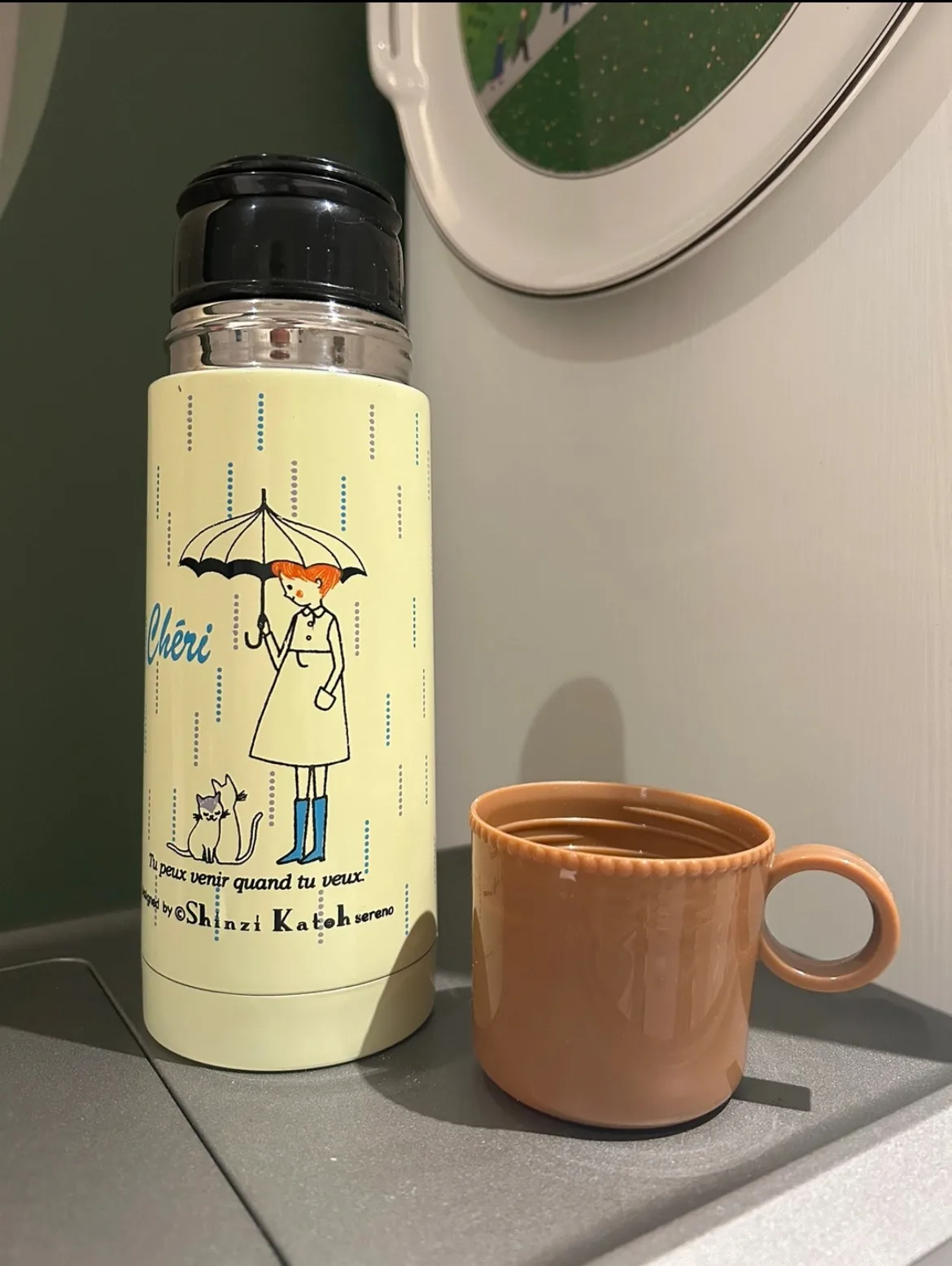 Vintage Shinzi Kateh Thermos Bottle - brand new image indicator(2)