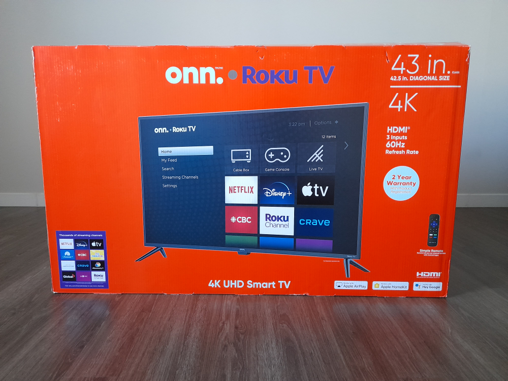 43" Onn Roku TV 4K - photo 2