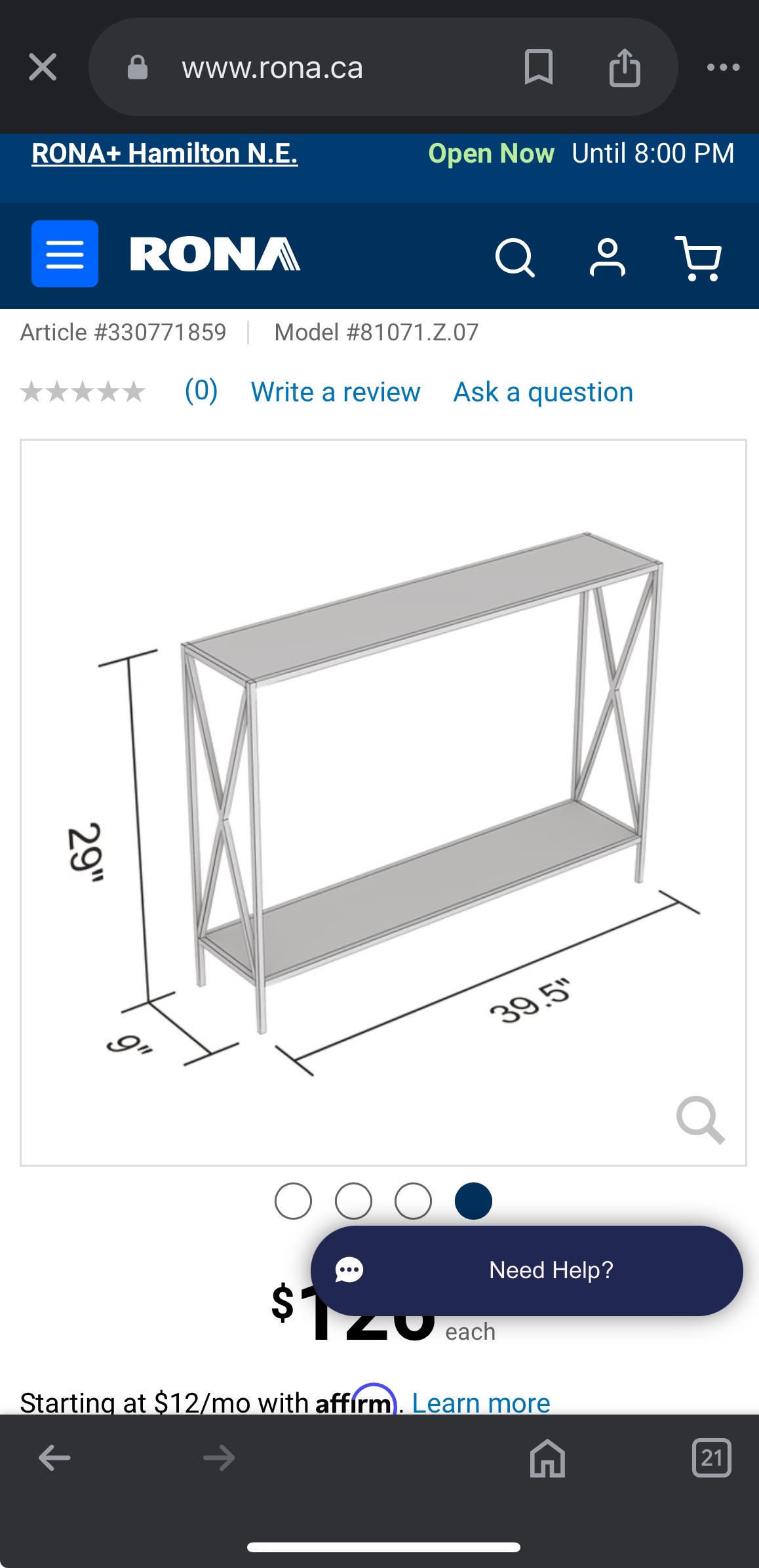 Rona Console Table - photo 2