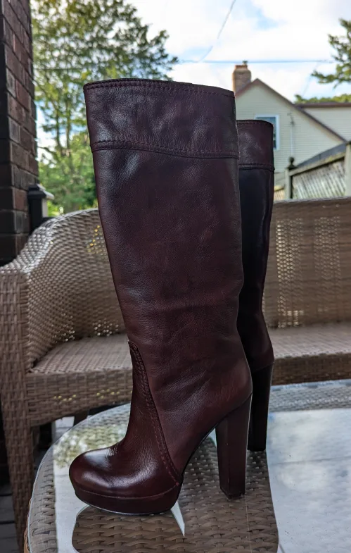 Vince Camuto Leather, Platform Boots image indicator(4)