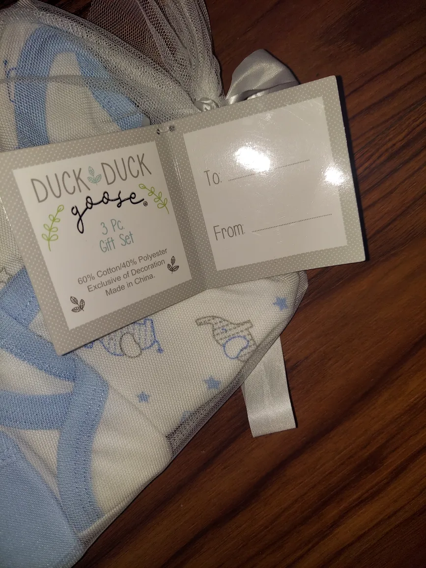 Duck Duck Goose Sleep and Play Bodysuit and Bib, boot image indicator(4)