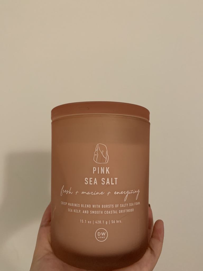 NEW DW Home Pink Sea Salt Candle! - photo 2
