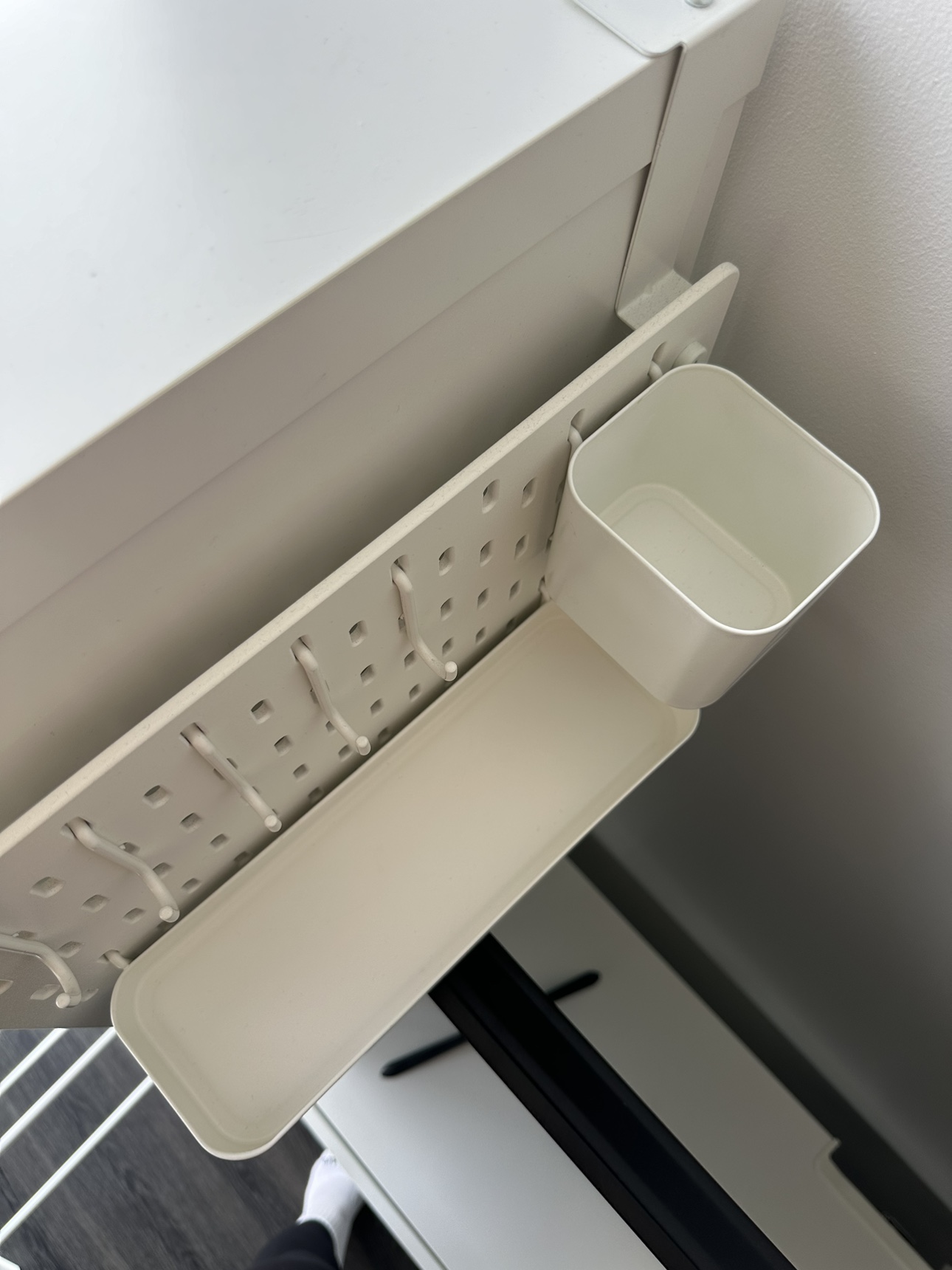IKEA KALLAX Shelf Unit (with 2 inserts + pegboard) - photo 4