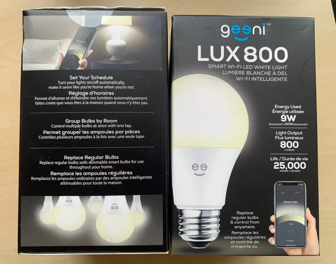 GEENI LUX 800 Smart Wi-Fi LED Light Bulb thumbnail