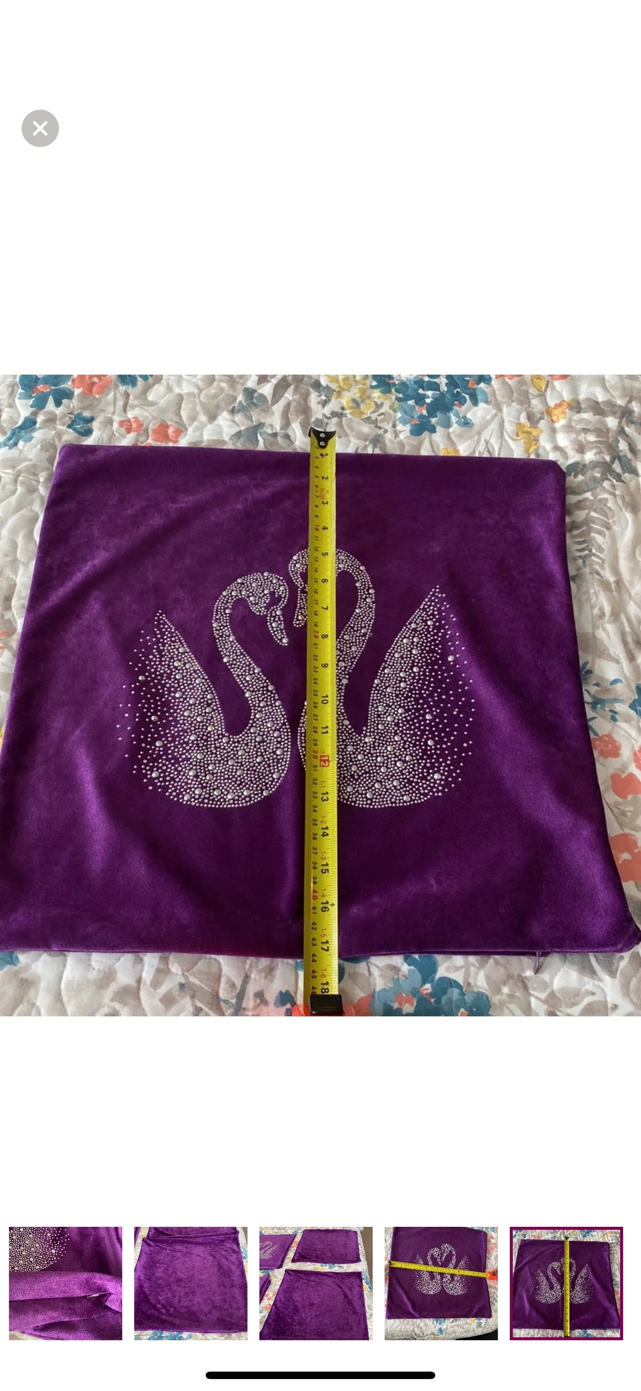 Purple Velvet Pillow Covers image indicator(8)