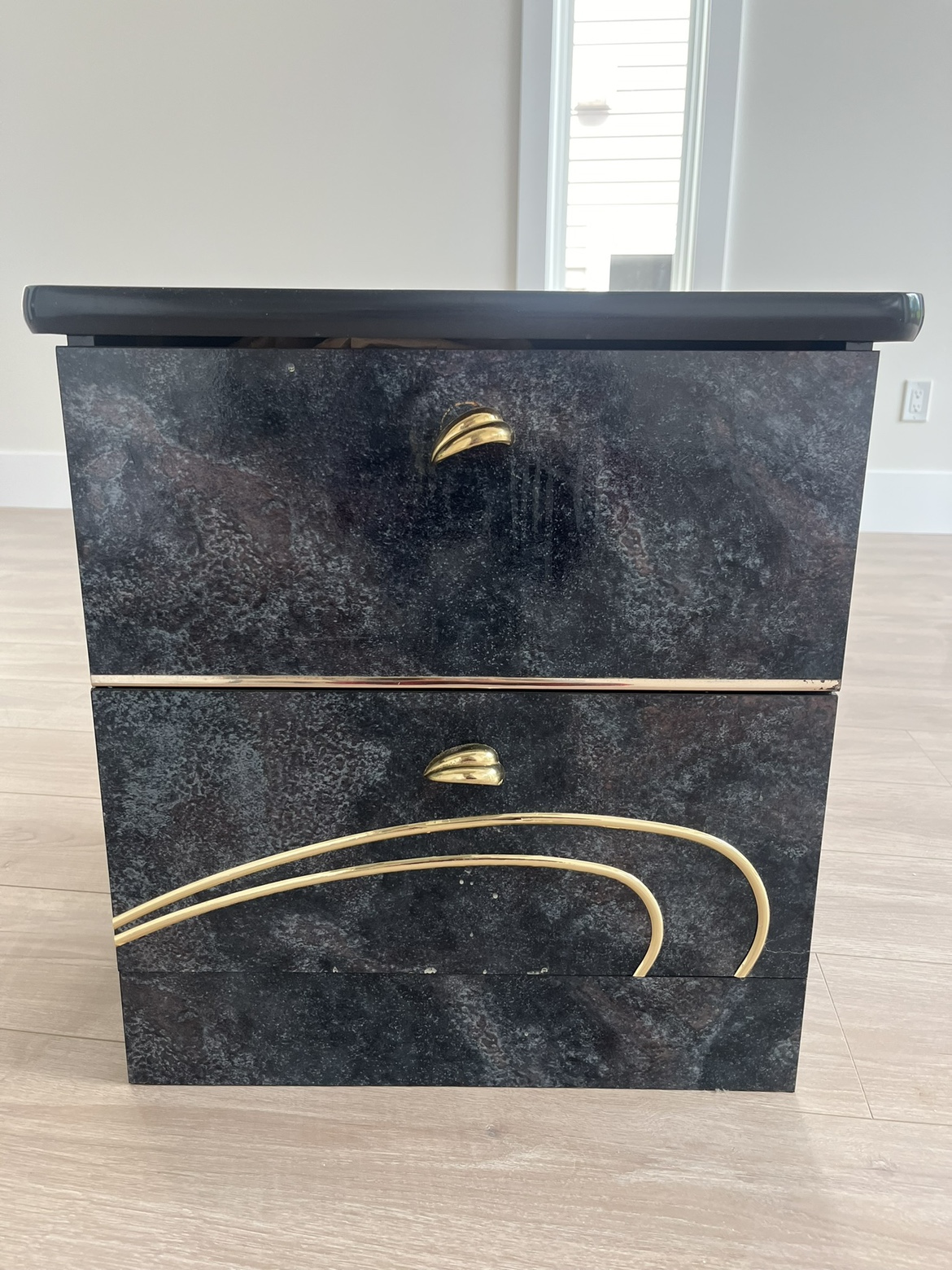 Black and Gold Bedroom Set - photo 2