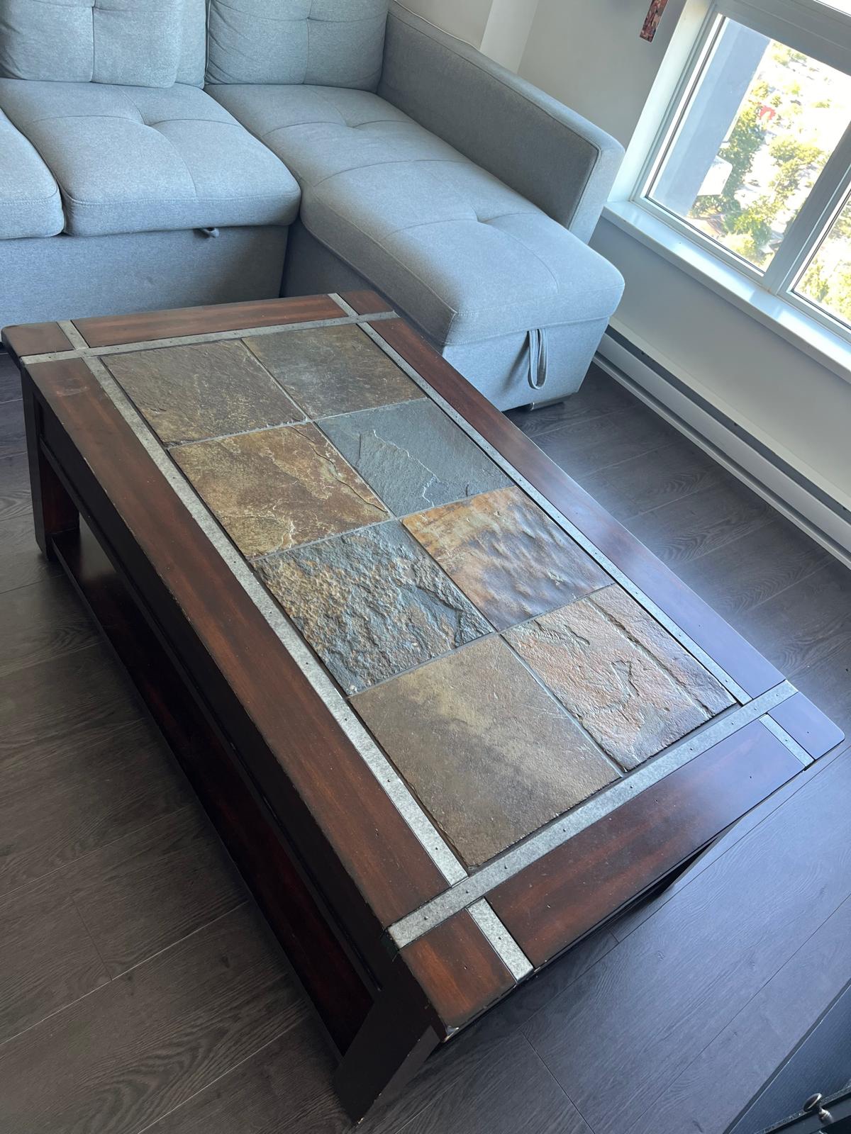 Coffee table with storage - photo 3