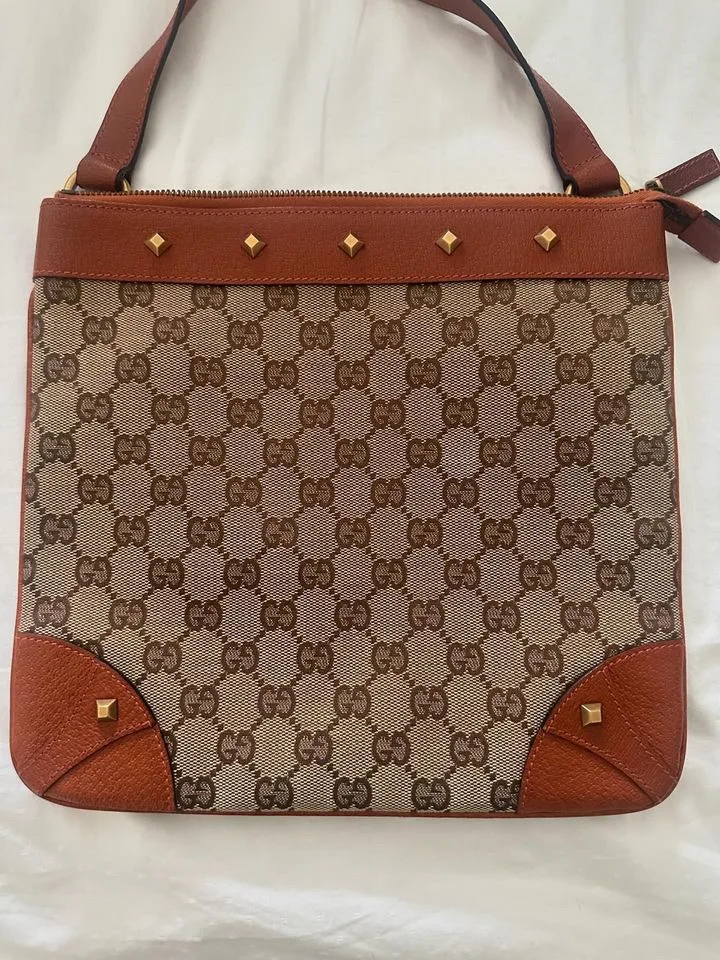 Authentic Gucci GG Monogram Crossbody Bag image indicator(2)